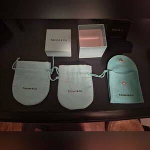 Tiffany & Co. Blue Pouches and Boxes